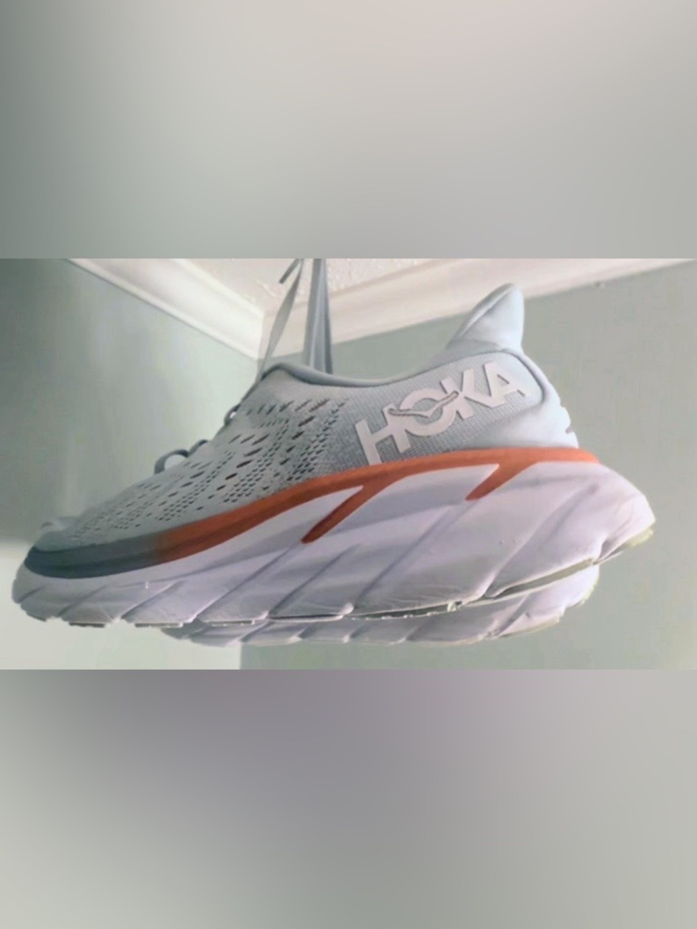Hoka Women's Clifton 8 Blue Fog Size 12 - Picture 6 of 6